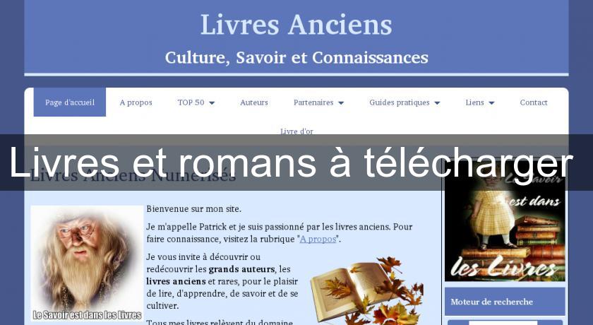 Livres et romans à télécharger Livres et romans à télécharger