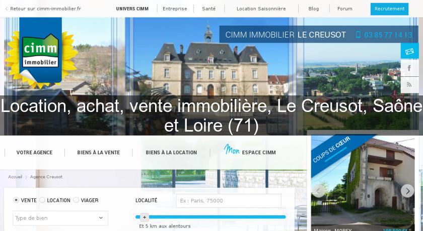 Location, achat, vente immobilière, Le Creusot, Saône et Loire (71) Location, achat, vente immobilière, Le Creusot, Saône et Loire (71)