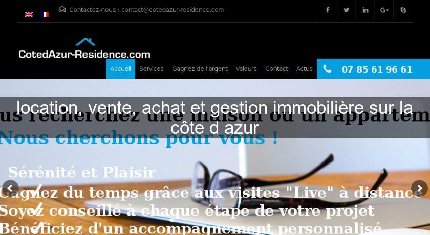 location, vente, achat et gestion immobilière sur la côte d'azur location, vente, achat et gestion immobilière sur la côte d'azur