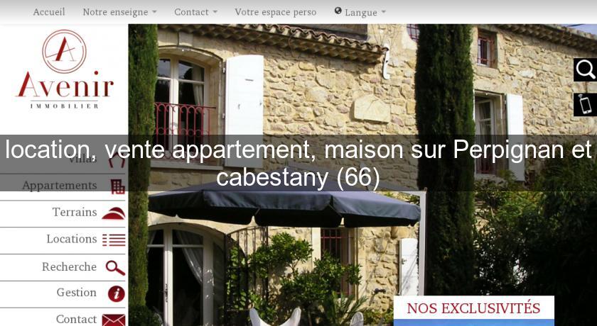 location, vente appartement, maison sur Perpignan et cabestany (66)