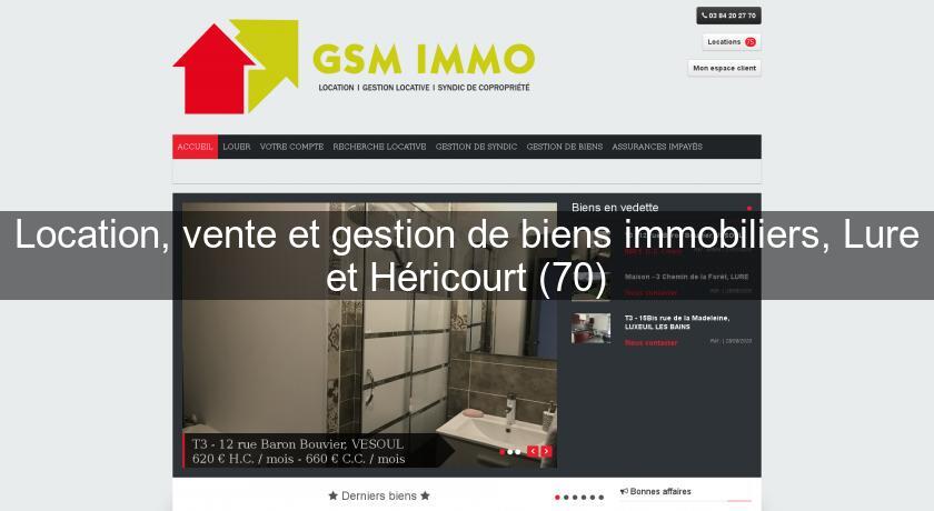Location, vente et gestion de biens immobiliers, Lure et Héricourt (70) Location, vente et gestion de biens immobiliers, Lure et Héricourt (70)