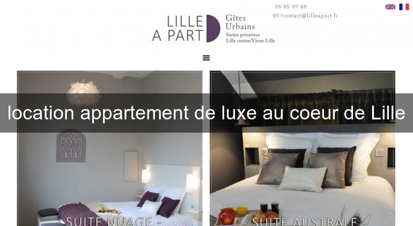 location appartement de luxe au coeur de Lille