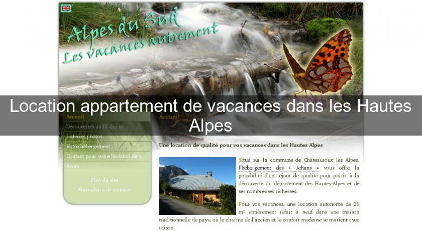 Location appartement de vacances dans les Hautes Alpes