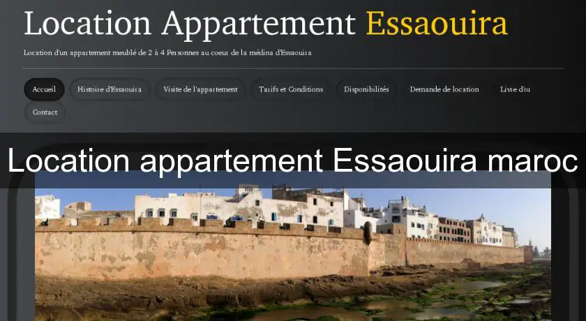 Location appartement Essaouira maroc