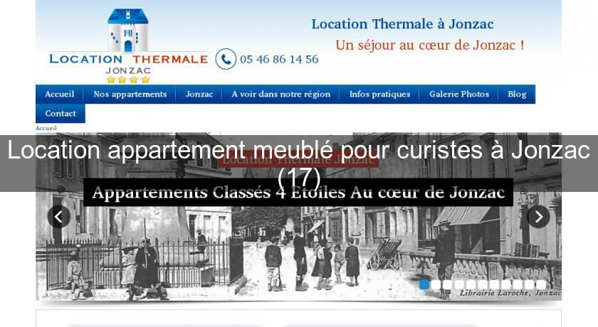 Location appartement meublé pour curistes à Jonzac (17) Location appartement meublé pour curistes à Jonzac (17)