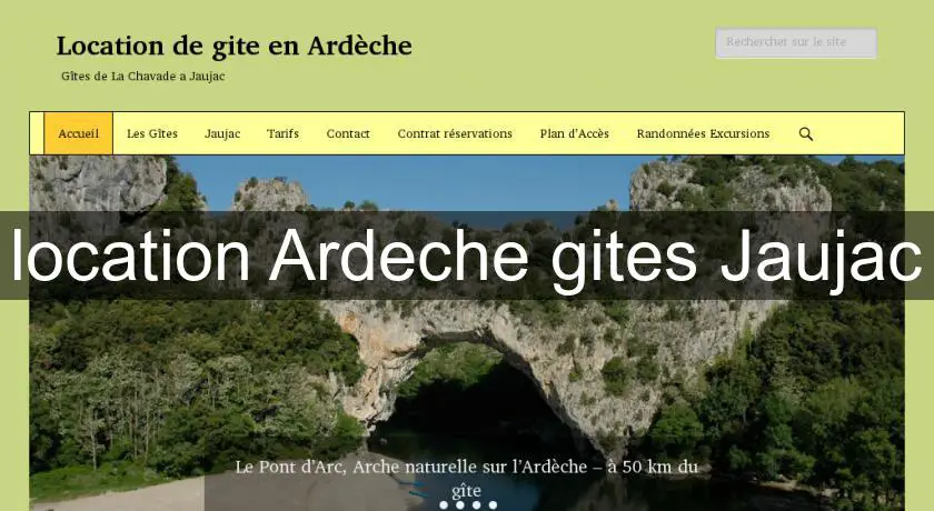 location Ardeche gites Jaujac