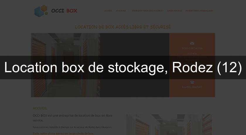 Location box de stockage, Rodez (12)