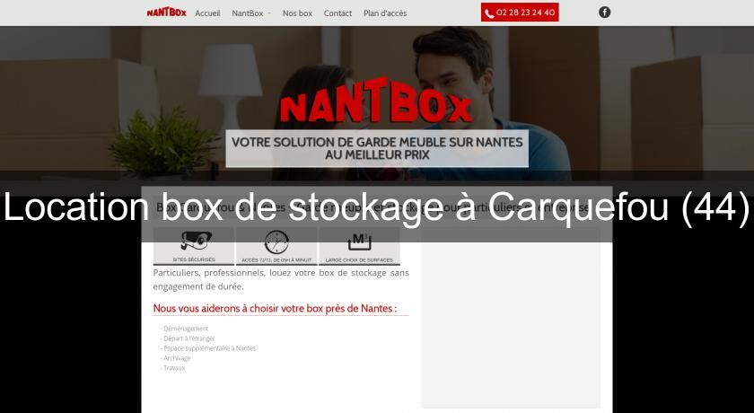 Location box de stockage à Carquefou (44)