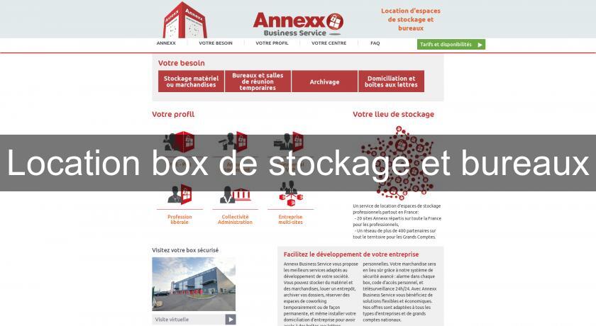 Location box de stockage et bureaux Location box de stockage et bureaux