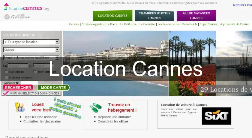Location Cannes