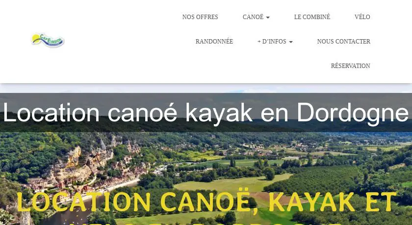 Location canoé kayak en Dordogne