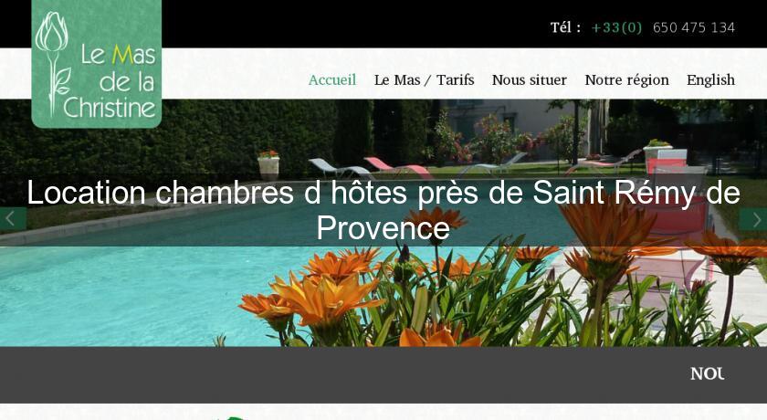 Location chambres d'hôtes près de Saint Rémy de Provence Location chambres d'hôtes près de Saint Rémy de Provence