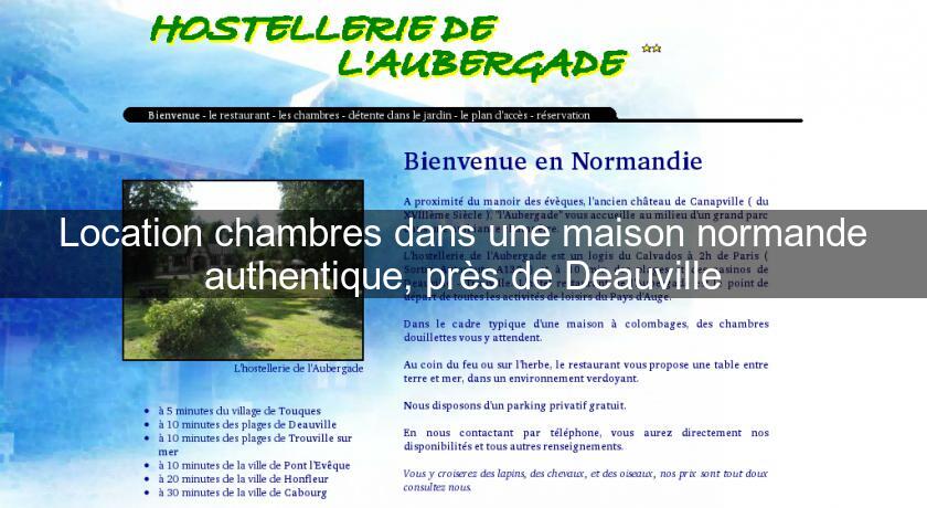 Location chambres dans une maison normande authentique, près de Deauville