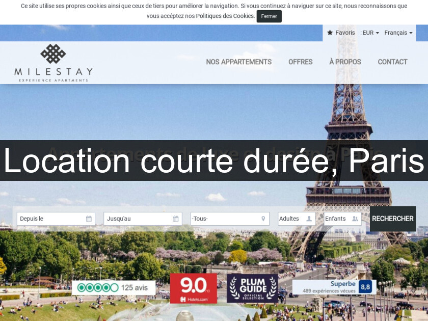 Location courte durée, Paris Location courte durée, Paris
