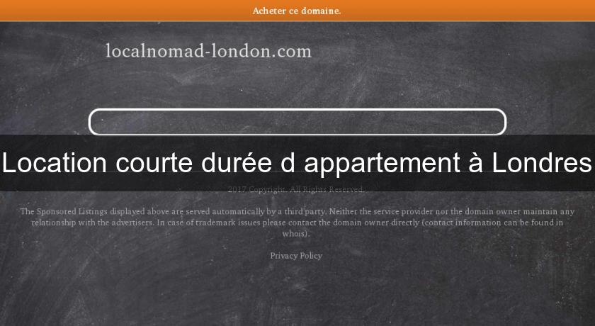Location courte durée d'appartement à Londres Location courte durée d'appartement à Londres