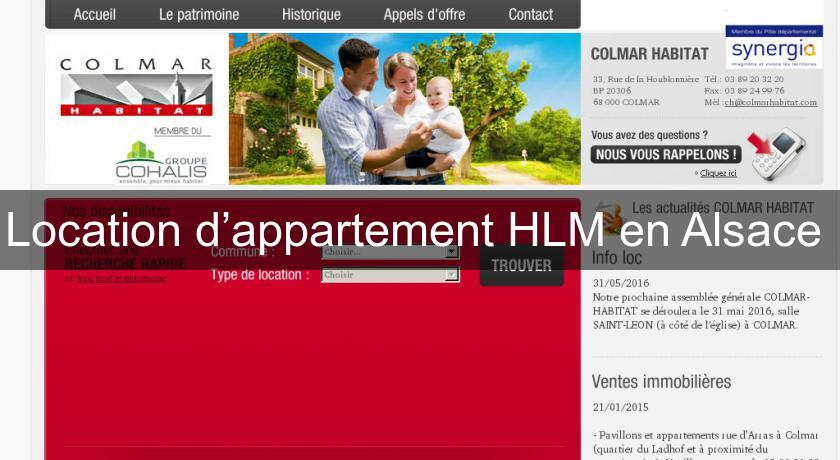 Location d’appartement HLM en Alsace 