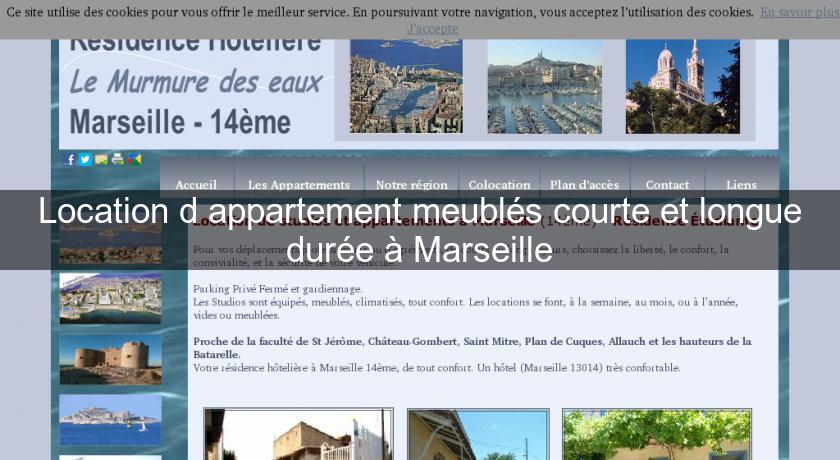 Location d'appartement meublés courte et longue durée à Marseille