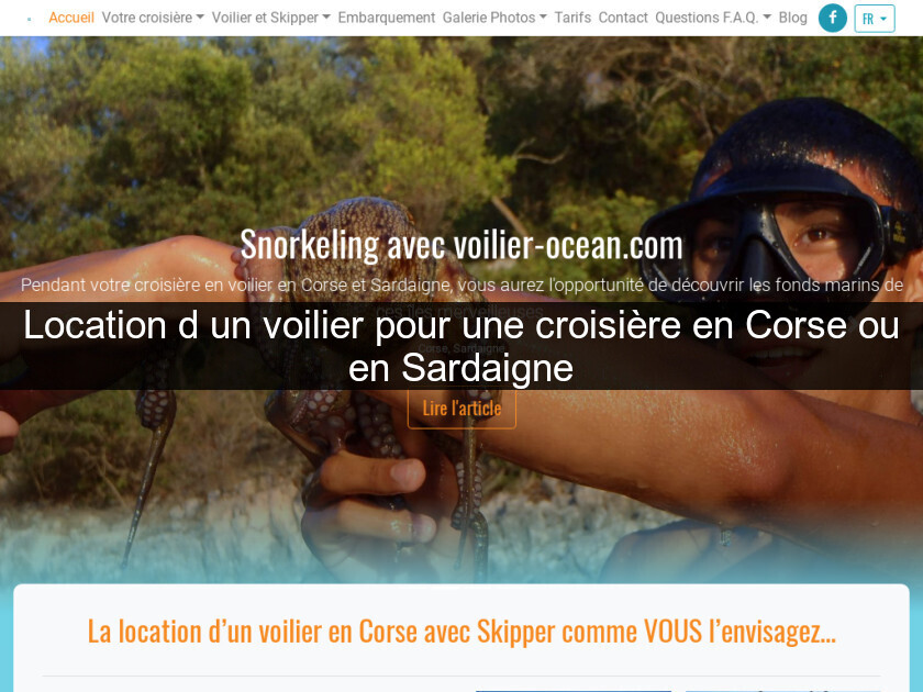 Location d'un voilier pour une croisière en Corse ou en Sardaigne Location d'un voilier pour une croisière en Corse ou en Sardaigne
