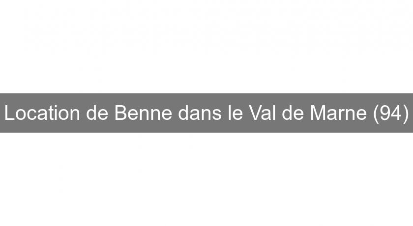 Location de Benne dans le Val de Marne (94)
