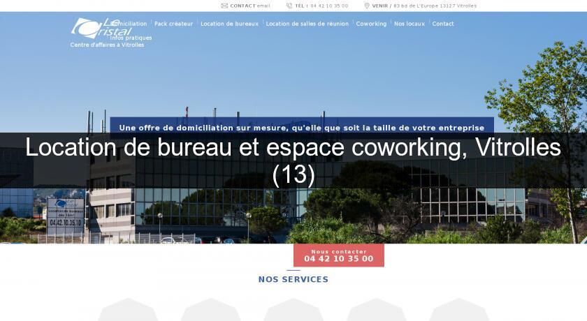 Location de bureau et espace coworking, Vitrolles (13)