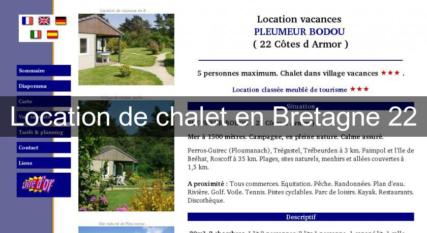 Location de chalet en Bretagne 22 Location de chalet en Bretagne 22