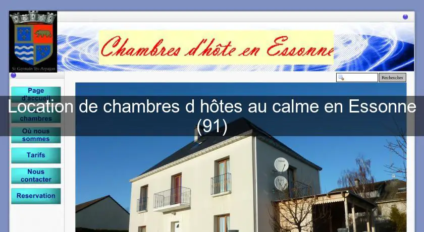 Location de chambres d'hôtes au calme en Essonne (91)