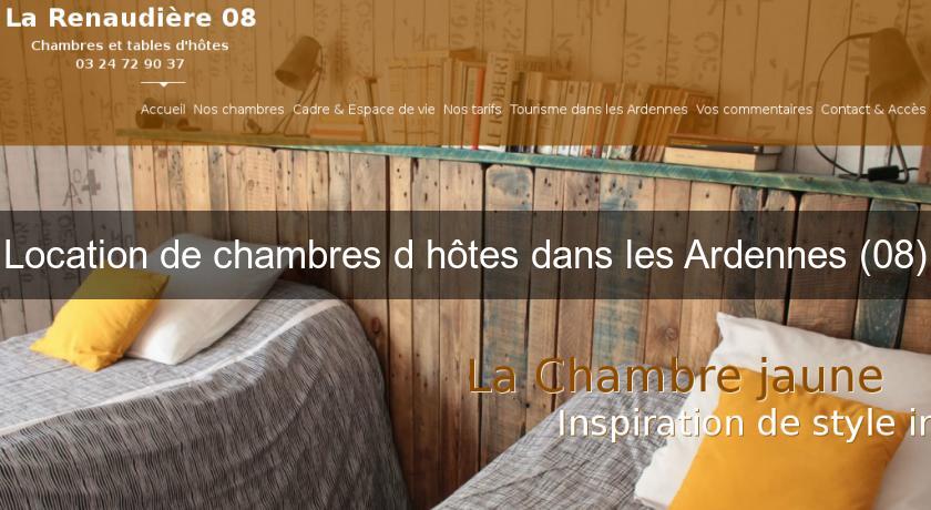 Location de chambres d'hôtes dans les Ardennes (08)