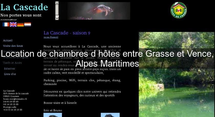 Location de chambres d'hôtes entre Grasse et Vence, Alpes Maritimes Location de chambres d'hôtes entre Grasse et Vence, Alpes Maritimes