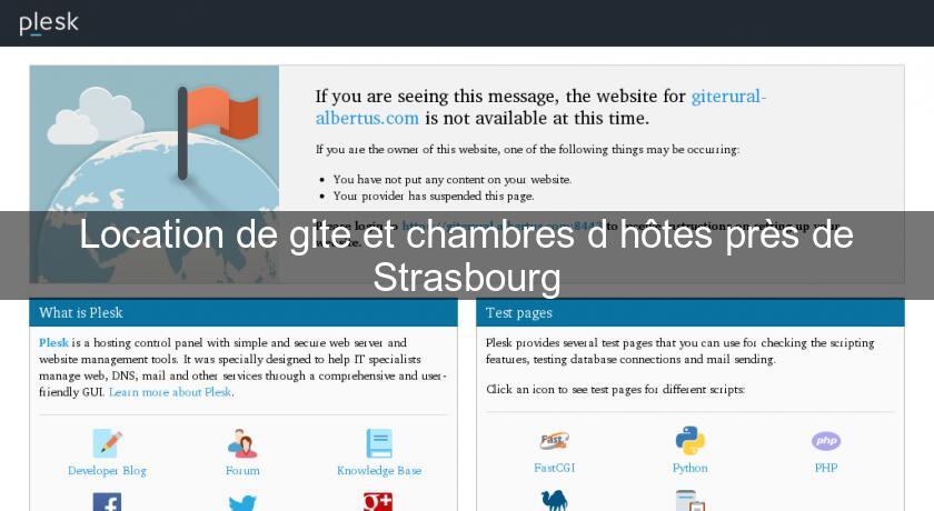 Location de gite et chambres d'hôtes près de Strasbourg