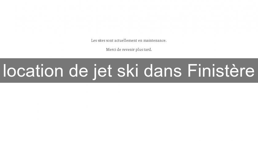 location de jet ski dans Finistère