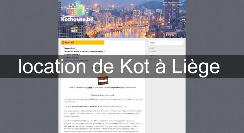 location de Kot à Liège location de Kot à Liège