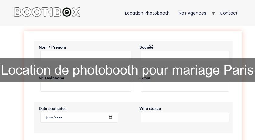 Location de photobooth pour mariage Paris Location de photobooth pour mariage Paris