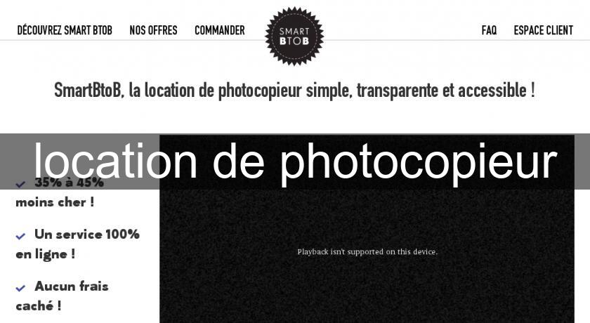 location de photocopieur