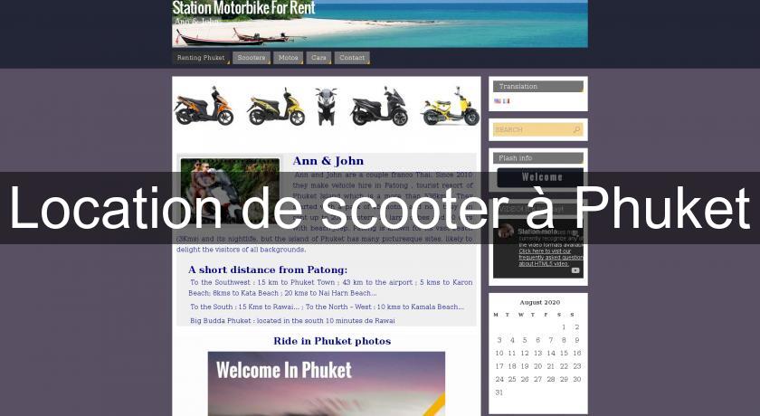 Location de scooter à Phuket Location de scooter à Phuket