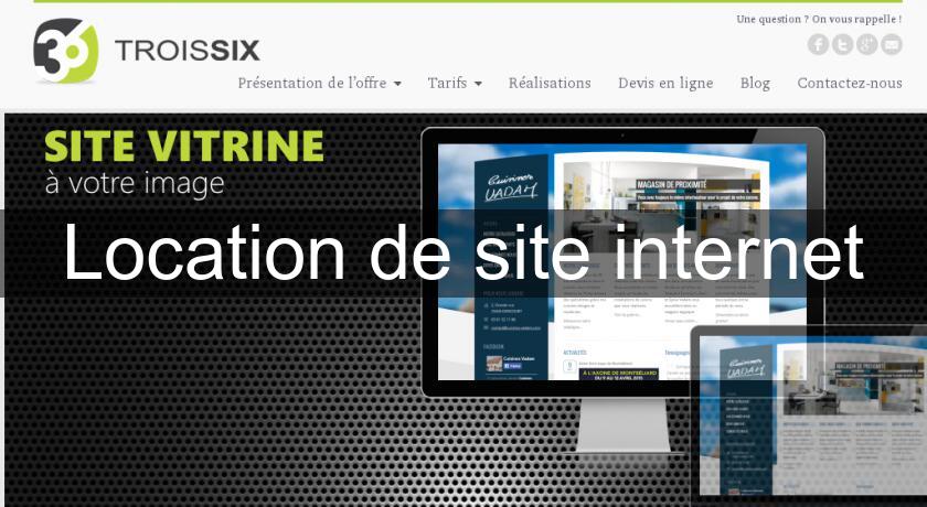 Location de site internet