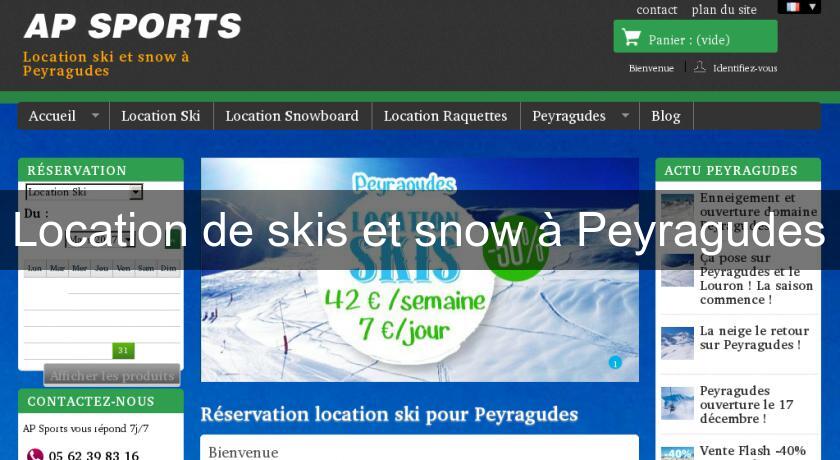 Location de skis et snow à Peyragudes Location de skis et snow à Peyragudes
