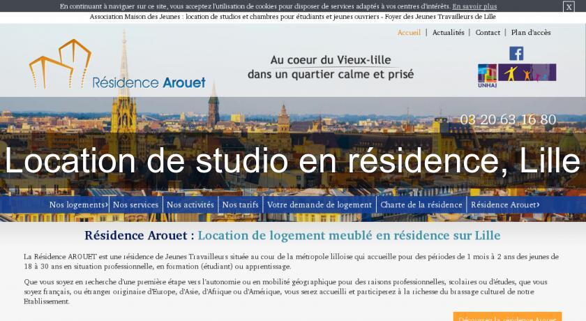 Location de studio en résidence, Lille Location de studio en résidence, Lille