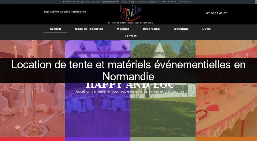 Location de tente et matériels événementielles en Normandie Location de tente et matériels événementielles en Normandie