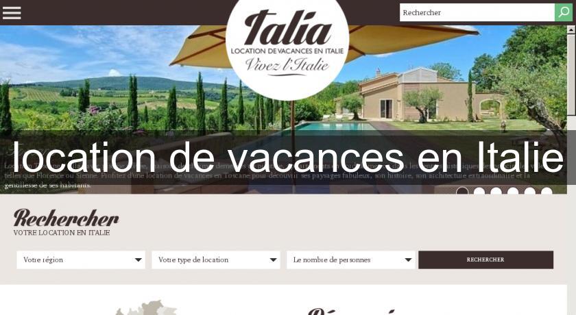 location de vacances en Italie