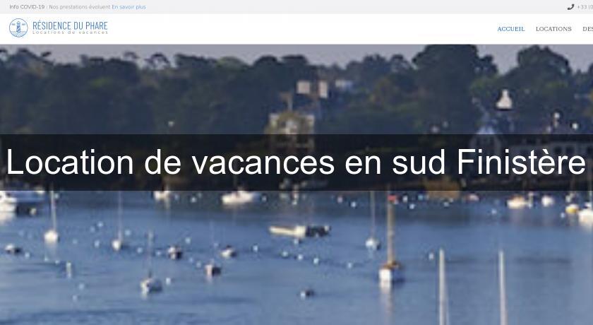 Location de vacances en sud Finistère Location de vacances en sud Finistère