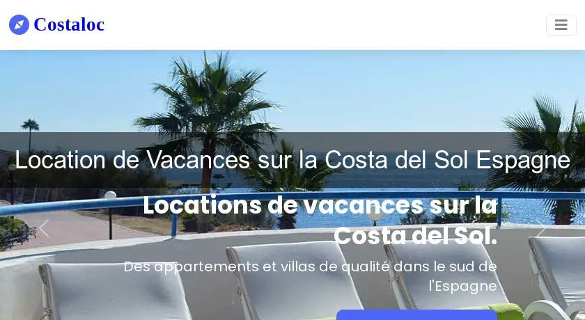 Location de Vacances sur la Costa del Sol Espagne