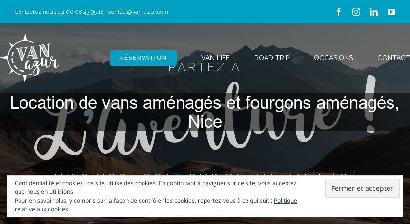 Location de vans aménagés et fourgons aménagés, Nice Location de vans aménagés et fourgons aménagés, Nice