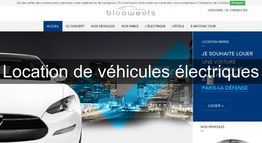 Location de véhicules électriques Location de véhicules électriques