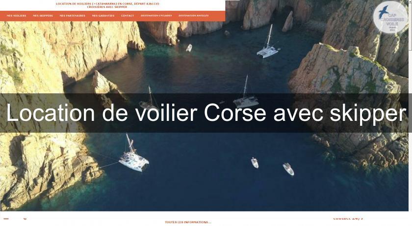 Location de voilier Corse avec skipper Location de voilier Corse avec skipper