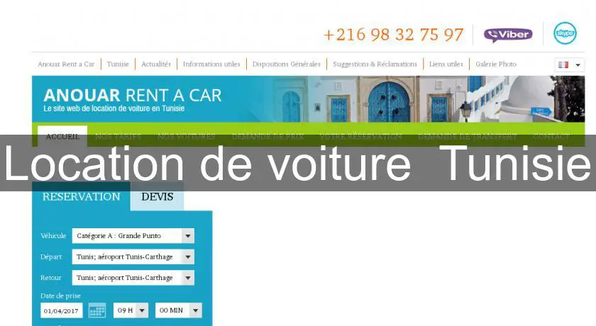 Location de voiture  Tunisie