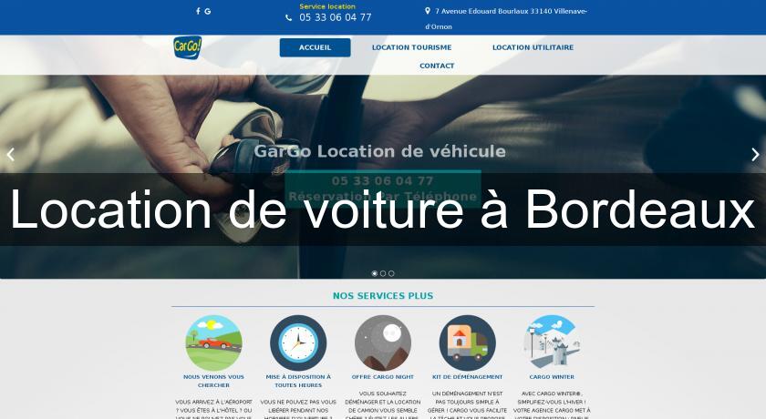 Location de voiture à Bordeaux Location de voiture à Bordeaux