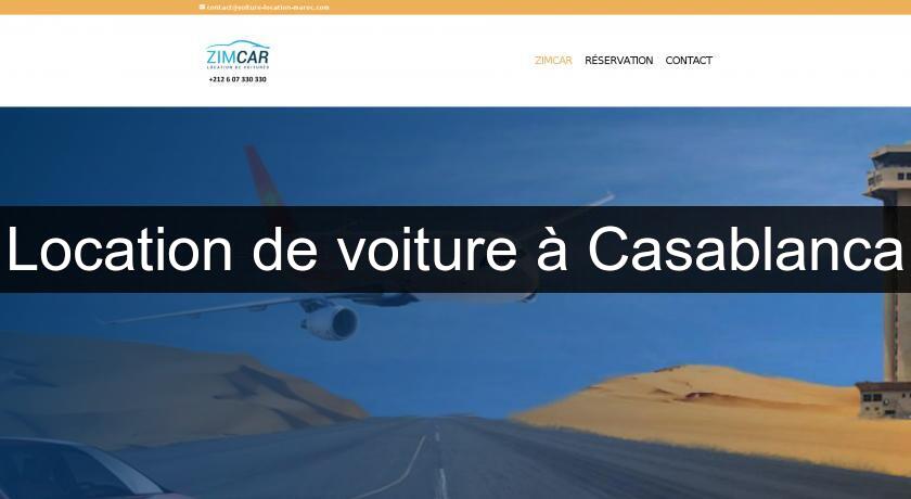 Location de voiture à Casablanca Location de voiture à Casablanca