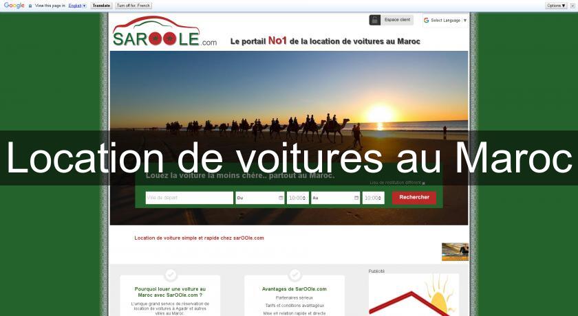 Location de voitures au Maroc Location de voitures au Maroc