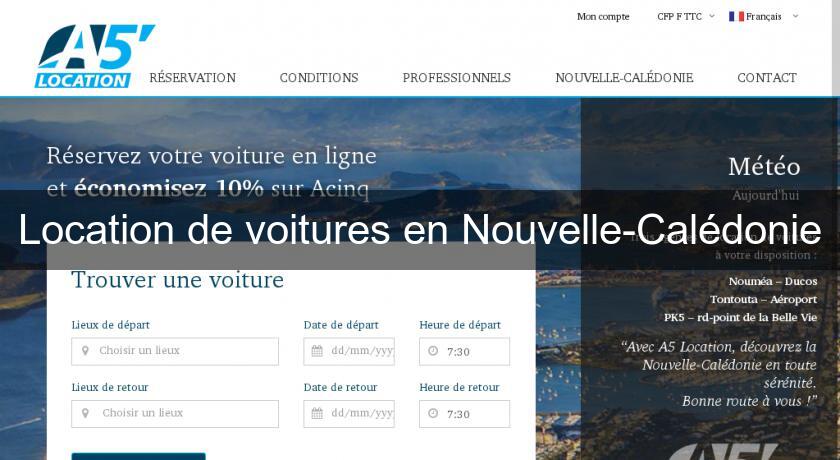 Location de voitures en Nouvelle-Calédonie Location de voitures en Nouvelle-Calédonie