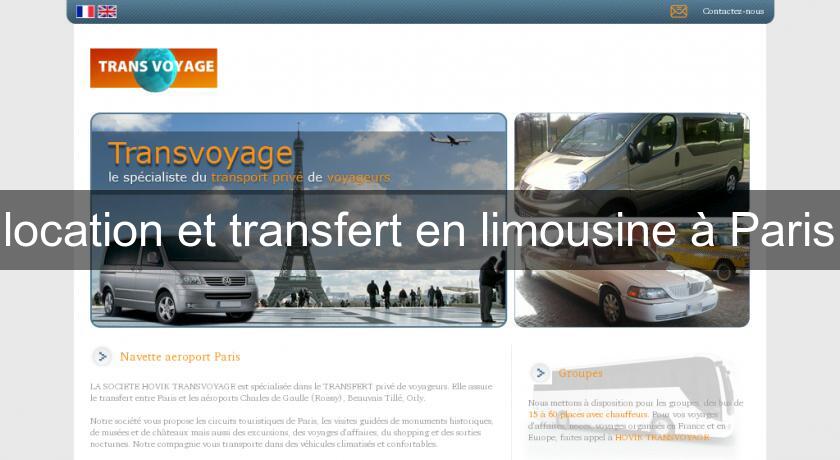 location et transfert en limousine à Paris location et transfert en limousine à Paris